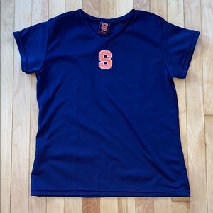 Polyester Syracuse University V neck T shirt